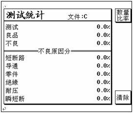 线材测试仪如何查看统计资料